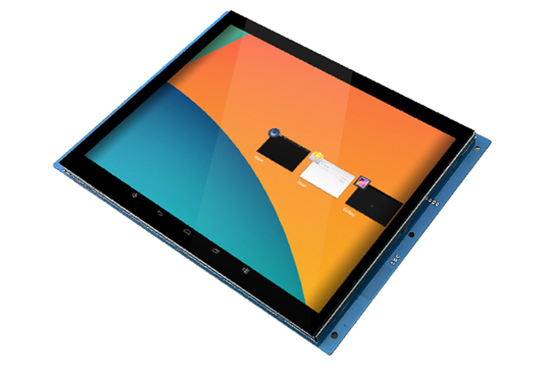 新圳宇9.7寸安卓智能触摸屏HMI：1024*768经典比例，还原真实视觉细节